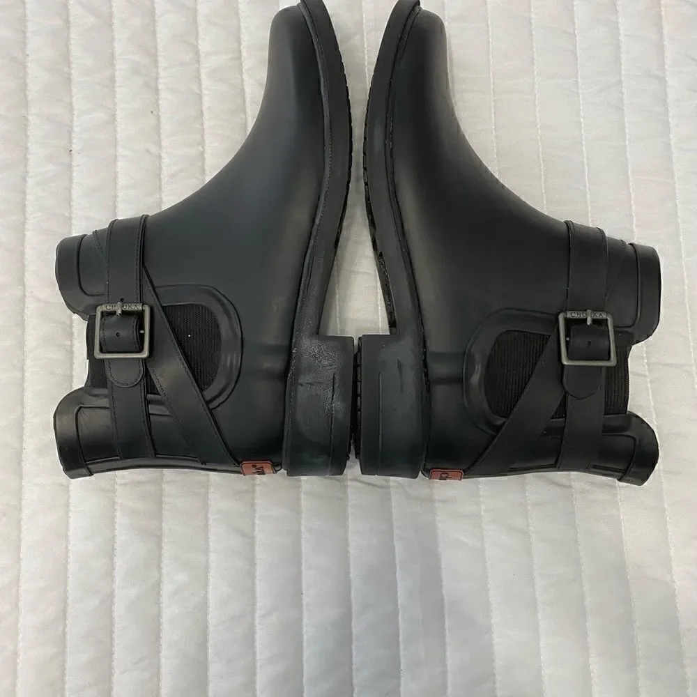 Chooka Rain Ankle Boots Women Size 7